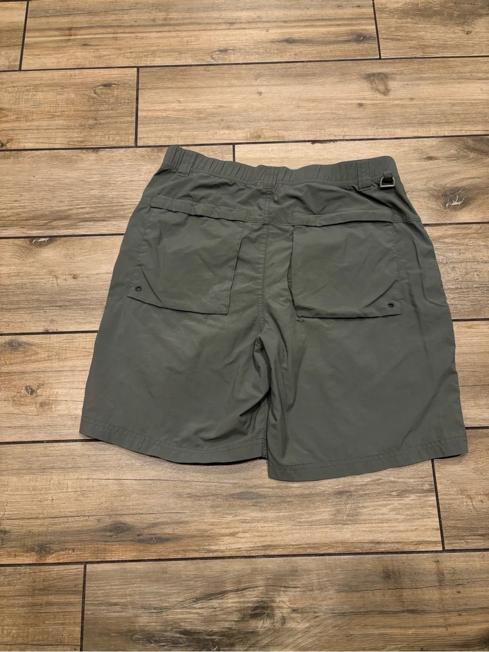 REI Co-op Mens Size 30 Grey Lightweight Nylon Cargo Hiking Shorts